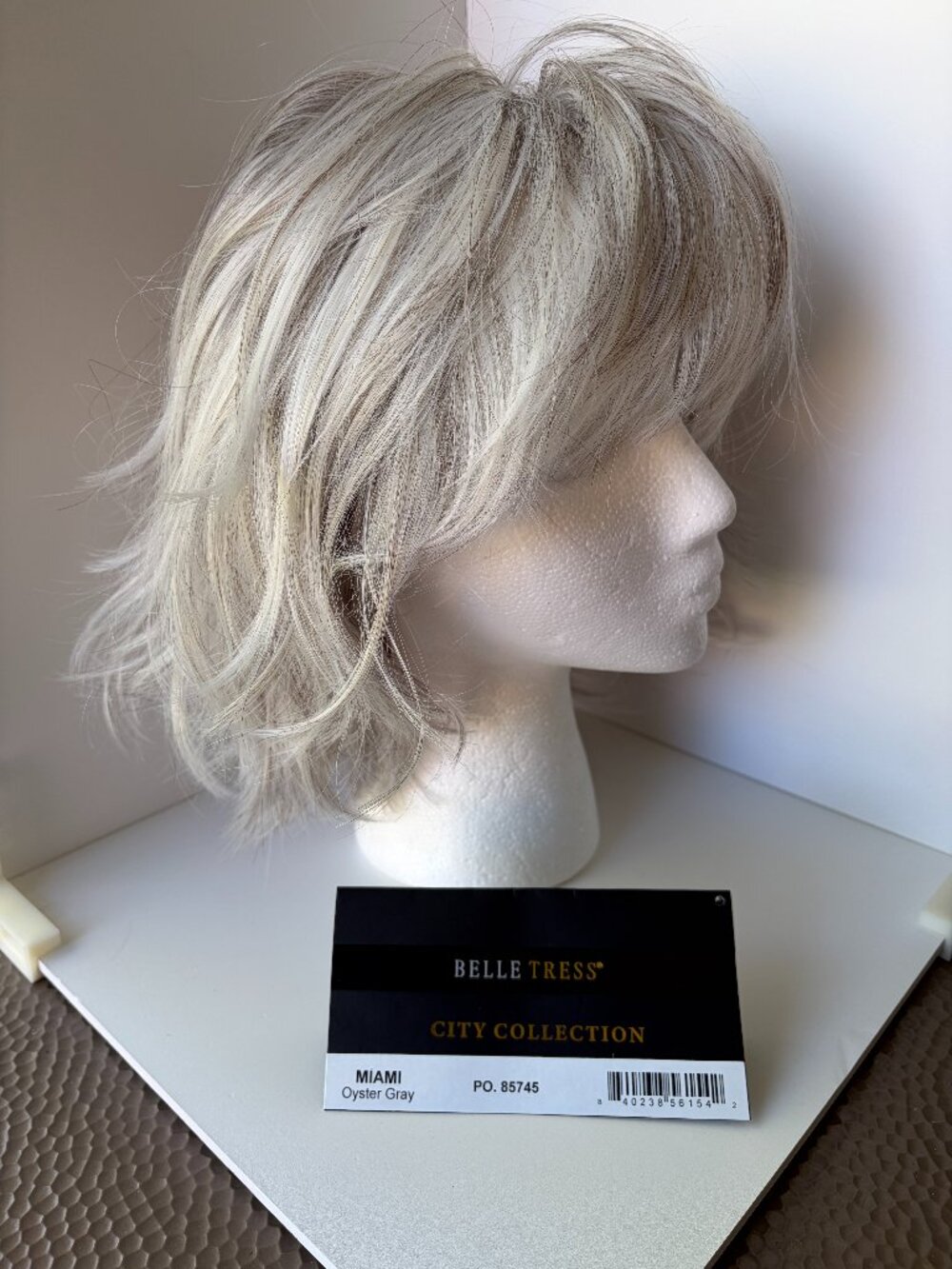 Belle Tress MIAMI in Oyster Gray, LF, Monotop, HF Synthetic Wig - Picture 2 of 12